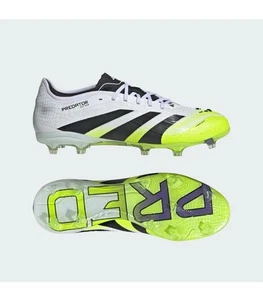 Adidas Predator Pro FG Fußballschuhe Herren Größe 9,5 Cloud White Black Lucid Lemon - Bild 1 von 17