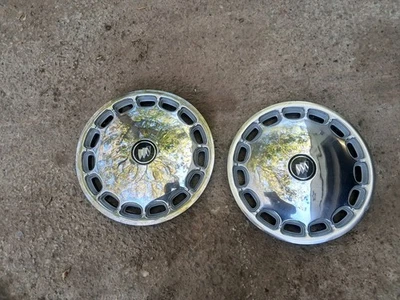 1992-1999 Buick Roadmaster Park Avenue Lesabre Regal 15" Chrome Hub Cap Pair (2) - Image 1 of 4