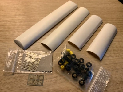 Kirmes Modellbau Circus Eigenbau Welt Hamburg Bauteile Bastelset 1:87 Räder Däch - Bild 1 von 4