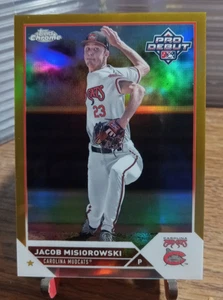 2023 Topps Chrome Pro Debut Jacob Misiorowski RC Gold Sp # 38/50 - Picture 1 of 2