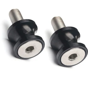 Black XP 10MM Racing Swingarm Spools Kit For Z1000 04 05 06 07 08 09 10 11 12 13 - Picture 1 of 5