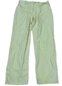 Madewell Jeans Womens 31 Yellow Baggy Straight Denim Preppy Casual Cotton - Picture 1 of 7