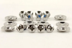 Rome Snowboard Bindings Hardware Set (8 Screws / 8 Washers) Steel New - Picture 1 of 2