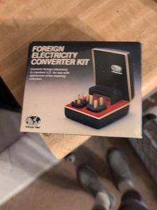 Vintage Voltage Valet Foreign Electricity Converter Kit for Travel Plug Charge - Picture 1 of 1