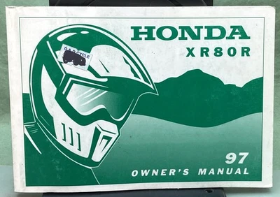 Manual del propietario genuino Honda 31GN1700 XR80R 1997 Foto 1 de 4
