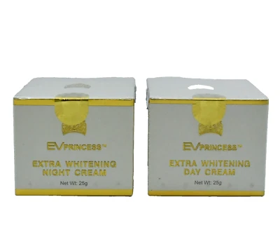 EV Princess Juego de Crema de Día y Noche Blanqueadora Extra 2x25g *Nuevo en Caja* Foto 1 de 4