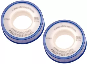 Cinta de sellado BGS PTFE | 10 m | 2 piezas - 8582 - Imagen 1 de 4