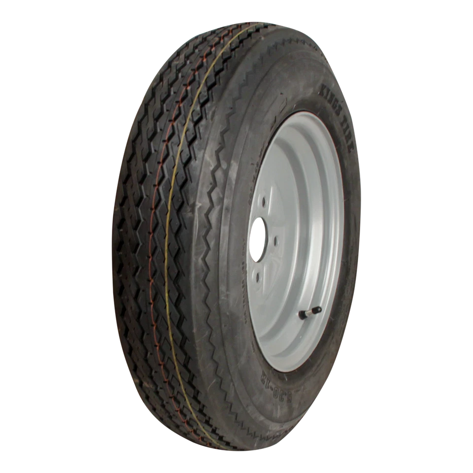KINGS TIRE Komplettrad 5.30-12 KT-701 6PR + 4.00Bx12H2 ET0 4x100 82 M Stahl grau - Bild 1 von 4