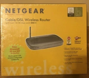 BRAND NEW SEALED Netgear MR814 V2 11 Mbps 4-Port 10/100 Wireless B Router - Picture 1 of 3