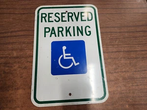 Reserved Parking Handicap Sign 18" x 12" - Picture 1 of 11
