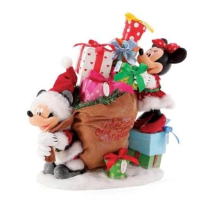 Dept 56 MINNIE & MICKEY'S CHRISTMAS EVE #6009675 NRFB Possible Dreams Clothique* - Picture 1 of 3