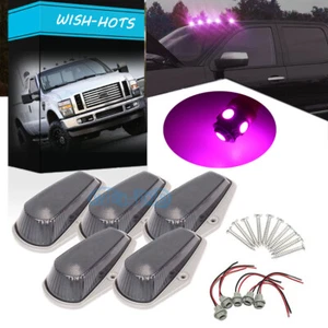 5 piezas Marcador de cabina de separación Cubierta de humo 15442 rosa LED para F-150 F-250 F-350 - Imagen 1 de 8