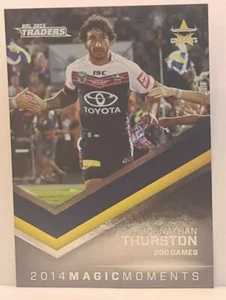 2015 NRL TRADERS - Season to Remember - SR13 - Johnathan Thurston - Cowboys - Picture 1 of 1