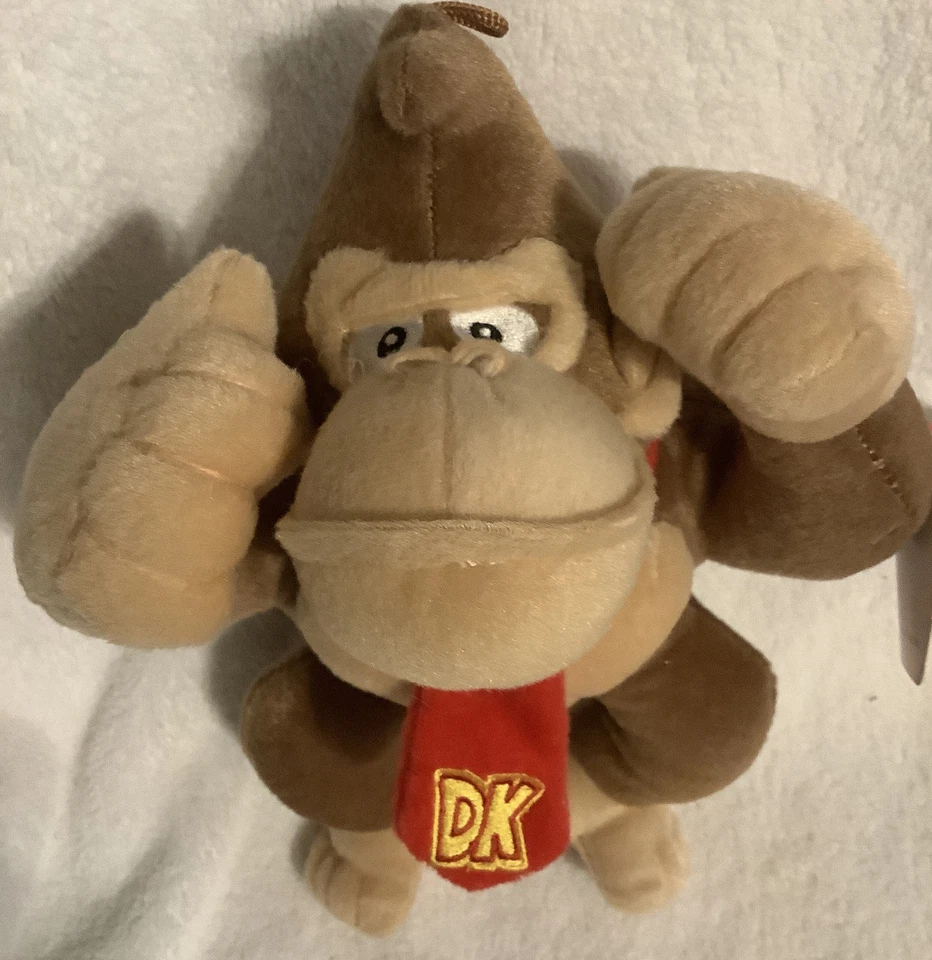 Super Mario 2017 Nintendo 10" DK Donkey Kong Plush