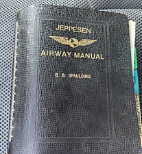 Jeppesen Airway Manual Vintage 70s & 80s Full of Maps Charts Low Altitude Charts