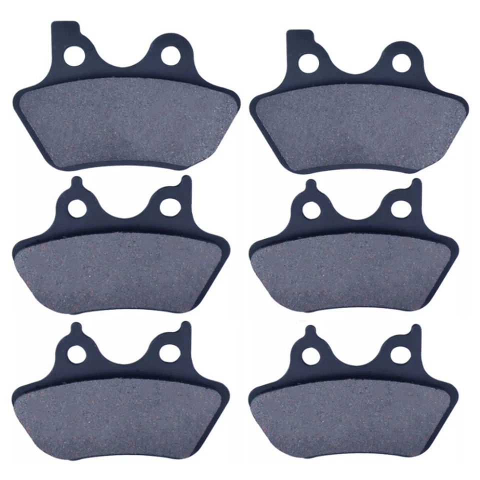 Front Rear Set Brake Pads for 2000-2007 Harley Touring Softail Dyna Sportster Foto 1 de 3