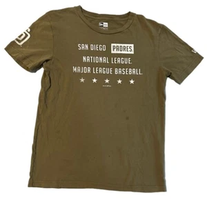 New Era San Diego Padres T-Shirt Adult S Small White MLB Baseball Flawed - Picture 1 of 7