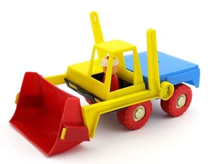 Plaho Schaufellader Spielzeugauto DDR - Picture 1 of 2