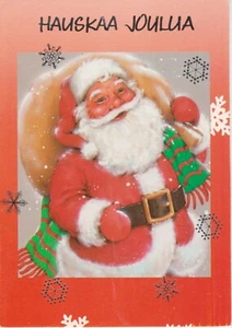 Hauskaa Joulua - Finland Christmas PC - Continental Size  1991 - Picture 1 of 2