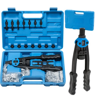 GEARZAAR Pinza per rivetti pinza per dadi per rivetti M3 M4 M5 M6 M8 M10 M12 dadi per rivetti set 150 pezzi