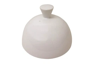 (30050) TAPA CAMPANA REDONDA PEQUEÑA PORCELANA BLANCO - Imagen 1 de 1