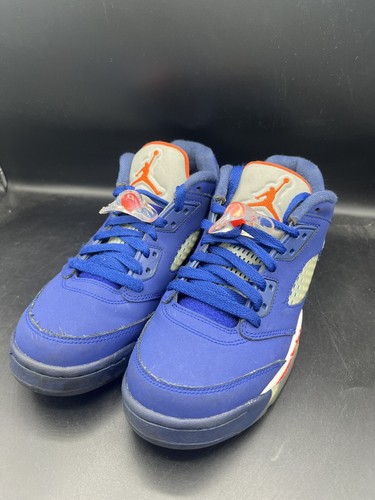 Air Jordan 5 Retro Low (GS) 'Knicks' Taglia 7Y 7 Uomo (314338 417) NO SCATOLA PULITA