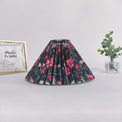 Cubierta de pantalla de lámpara para arte de falda plisada, luz colgante de mesa, pantalla de lámpara de techo Foto 1 de 4