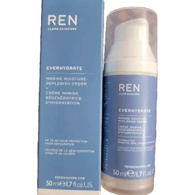 Creme hidratante marinho REN Clean Skincare EVERHYDRATE 1,7 fl oz  - Imagem 1 de 3