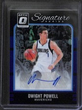 2016-17 Donruss Optic Black Prizm Autograph #4 Dwight Powell No 7 of 25