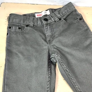 Levis Jeans Pants 511 Denim Gray Boys Size 7 Regular Children Slim - Picture 1 of 9