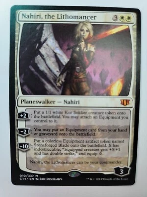 Unplayed Nahiri, the Lithomancer Commander Qimira Free Ship/soft/hard Case MTG  - Image 1 of 3