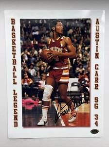 FOTO AUTÓGRAFA FIRMADA POR AUSTIN CARR 8X10 CLEVELAND CAVALIERS NBA CAS CERTIFICADO DE AUTENTICIDAD - Imagen 1 de 3