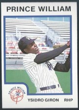 1987 1988 1989 1991 1993 Prince William Yankees Cannons Minor Baseball Card PICK