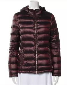 NWT Andrew Marc Women's Packable Lightweight Down Jacket Color Wine Size M - Picture 1 of 11
