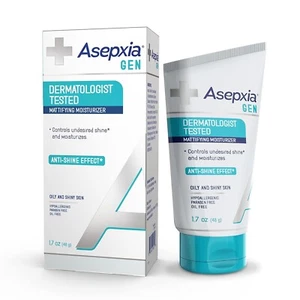 Asepxia GEN Moisturizing Mattifying Cream for Oily Skin, Neutralizes Unwanted Sh