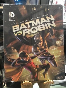 Batman Vs Robin (Blu-Ray/DVD) DC Universe Original Movie, STEELBOOK! NEW! - Picture 1 of 11