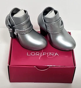 2007 Hasbro LORIFINA Doll Silver Ankle Boots Retired Shoes NOS 64992 READ - Picture 1 of 12
