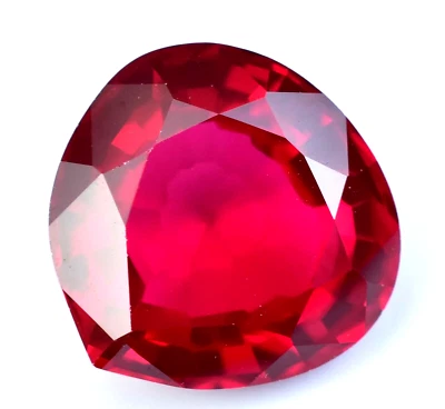 21.45 Ct Natural Mozambique Blood Red  Ruby Certified Stunning Pear Cut Gemstone - Image 1 of 4