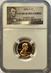 2003 S Lincoln Memorial Penny Cent NGC PF 69 RD Ultra Cameo - Picture 1 of 2