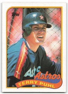 1989 Topps #119 Terry Puhl Houston Astros