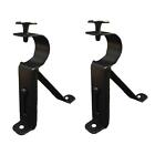 Universal Expandable Curtain Rod Bracket Set, Suitable for Rods up to 3 Inches,