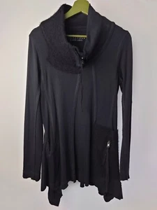 Chaqueta Rundholz Etiqueta Negra Algodón y Lana Virgen Cremallera Top Talla Pequeña Bolsillos - Imagen 1 de 11