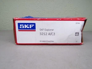 SKF EXPLORER 3212 A/C3 ZWEIREIHIGES SCHRÄGKUGELLAGER 60X110X36 ABGEDICHTET - Bild 1 von 3