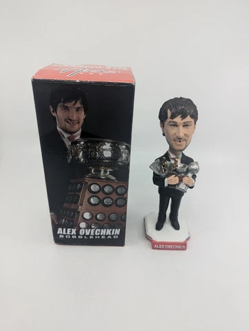 Alex Ovechkin Bobblehead Washington Capitals SGA NHL Trophies Rocket Trophy Cover
