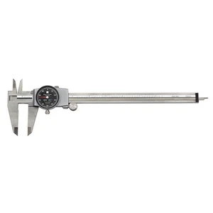 TESA BROWN & SHARPE 599-579-8-5-1 Dial Caliper,Range 0 to 8In,Jaw 1.9In 38N916 - Picture 1 of 1
