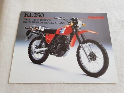 KAWASAKI KL250-C2 Motorcycle Sale Spec Leaflet c1984 #99943-1486 ALL-E III-VIII - Image 1 of 2