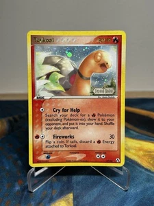 Torkoal 27/92 EX Legend Maker Reverse Holo Stamped Pokémon Card HP - Picture 1 of 5
