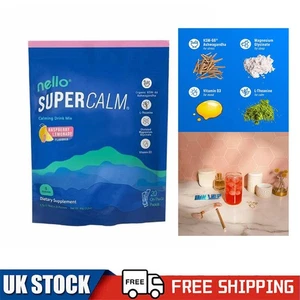 Nello Super Calm Calming Drink Mix Energy Raspberry Lemonade | Free Shippi UK - Picture 1 of 11