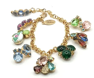 Wunderschönes signiertes Julie Rubano Armband mit tollen Charm baumelt - OMG!! - Bild 1 von 2