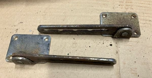 MG TD rear seat adjustment supports (pair) original items - used - Picture 1 of 2